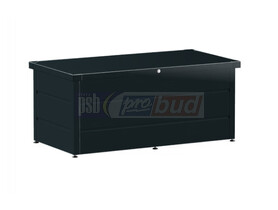 Hormann Juno duża metalowa skrzynia ogrodowa balkonowa tarasowa zamykana schowek antracyt RAL 7016